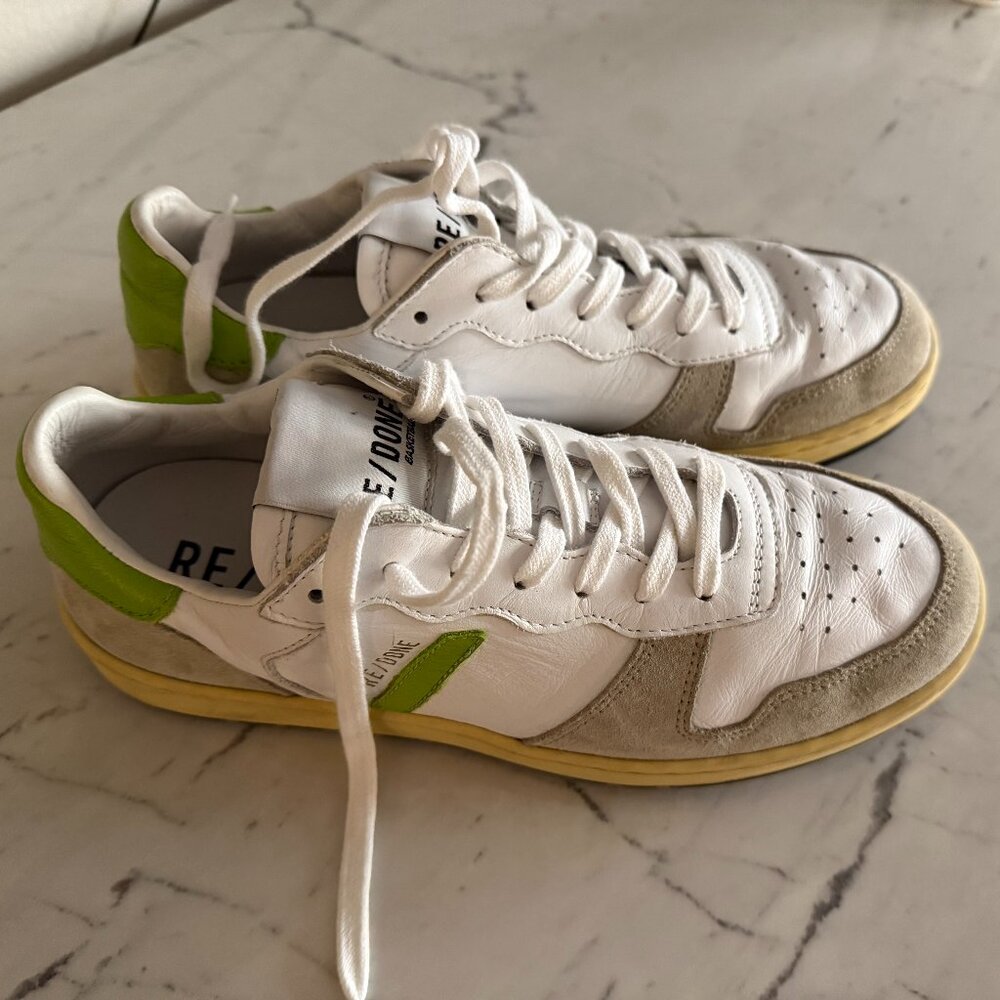 RE/DONE 80s Basketball Shoes Sneakers Size 38